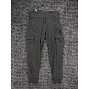 Athleta Sutton Jogger Pants Womens 6 Gray Cargo Pockets Stretch Active Travel